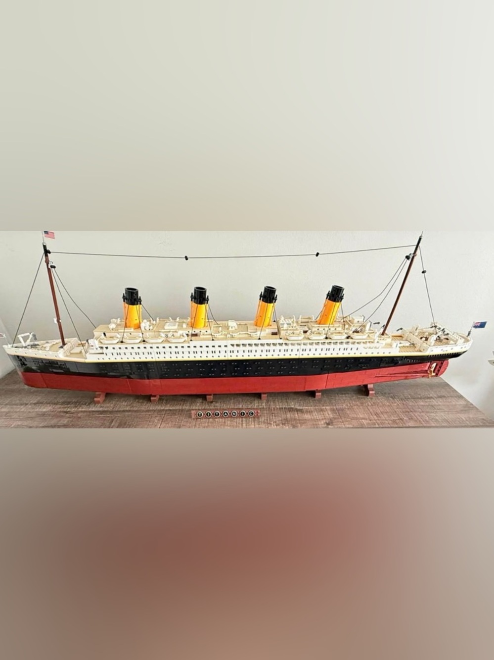 LEGO Titanic ship